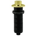 Westbrass Replacement Raised Button Disposal Air Switch Trim in Polished Brass ASB-RB3-01